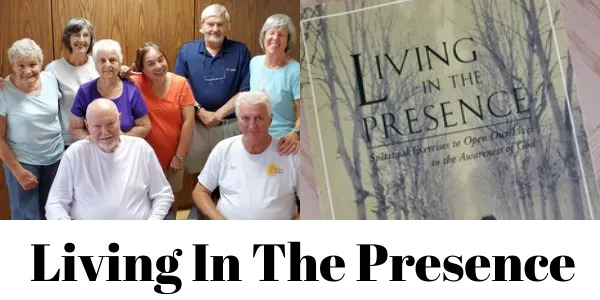 church volunteer at Living in the presence